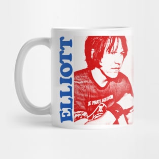 Elliott Smith //// Retro Styled Fan Art Design Mug